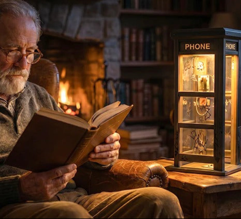 Lumina™ Vintage Telefooncel Lamp