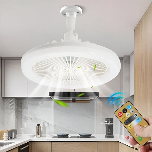 Lumina™ Plafondventilator met Lamp en Afstandsbediening