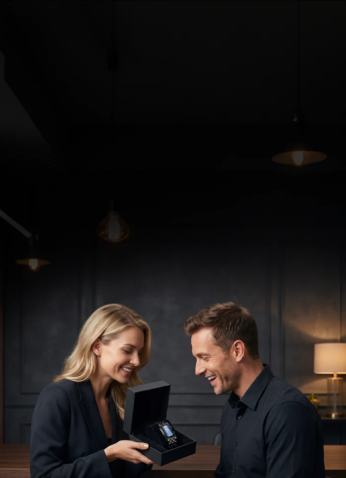 Digitaal LED Horloge – Futuristisch Touch Horloge