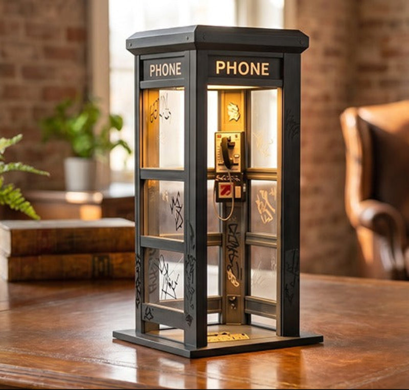 Lumina™ Vintage Telefooncel Lamp