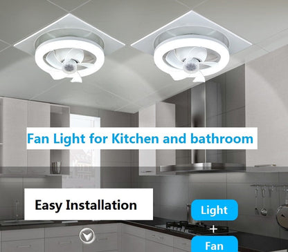 Lumina™ Plafondventilator met Lamp en Afstandsbediening