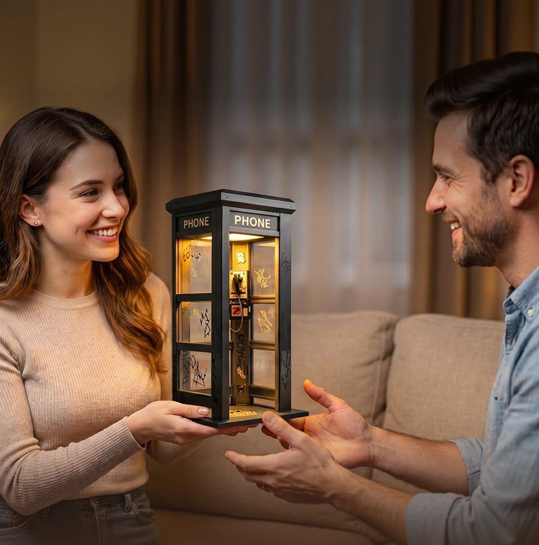 Lumina™ Vintage Telefooncel Lamp