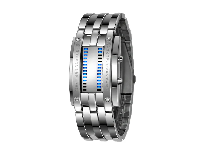 Digitaal LED Horloge – Futuristisch Touch Horloge