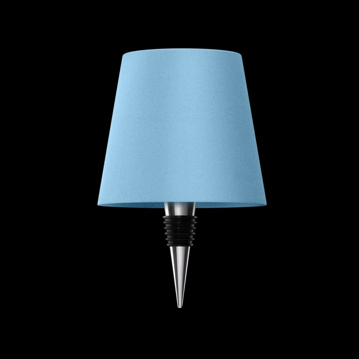Lumé oplaadbare flessenlamp in lichtblauw
