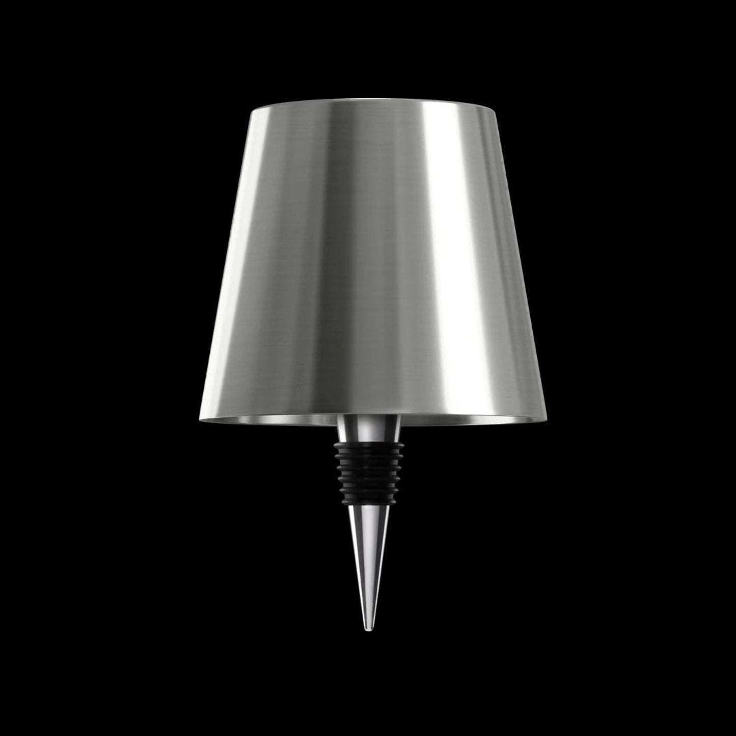 Lumé oplaadbare flessenlamp in zilver