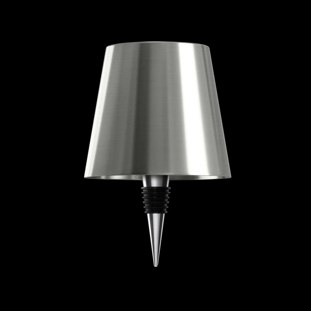 Lumé oplaadbare flessenlamp in zilver
