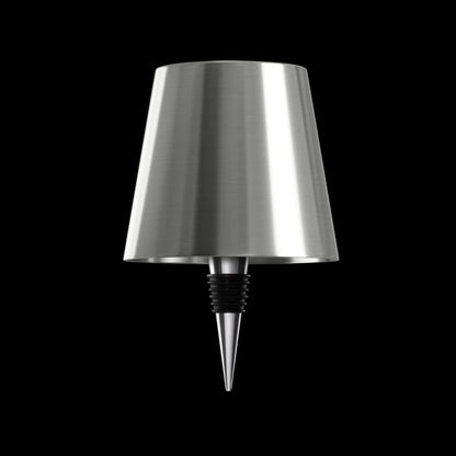 Lumé oplaadbare flessenlamp in zilver