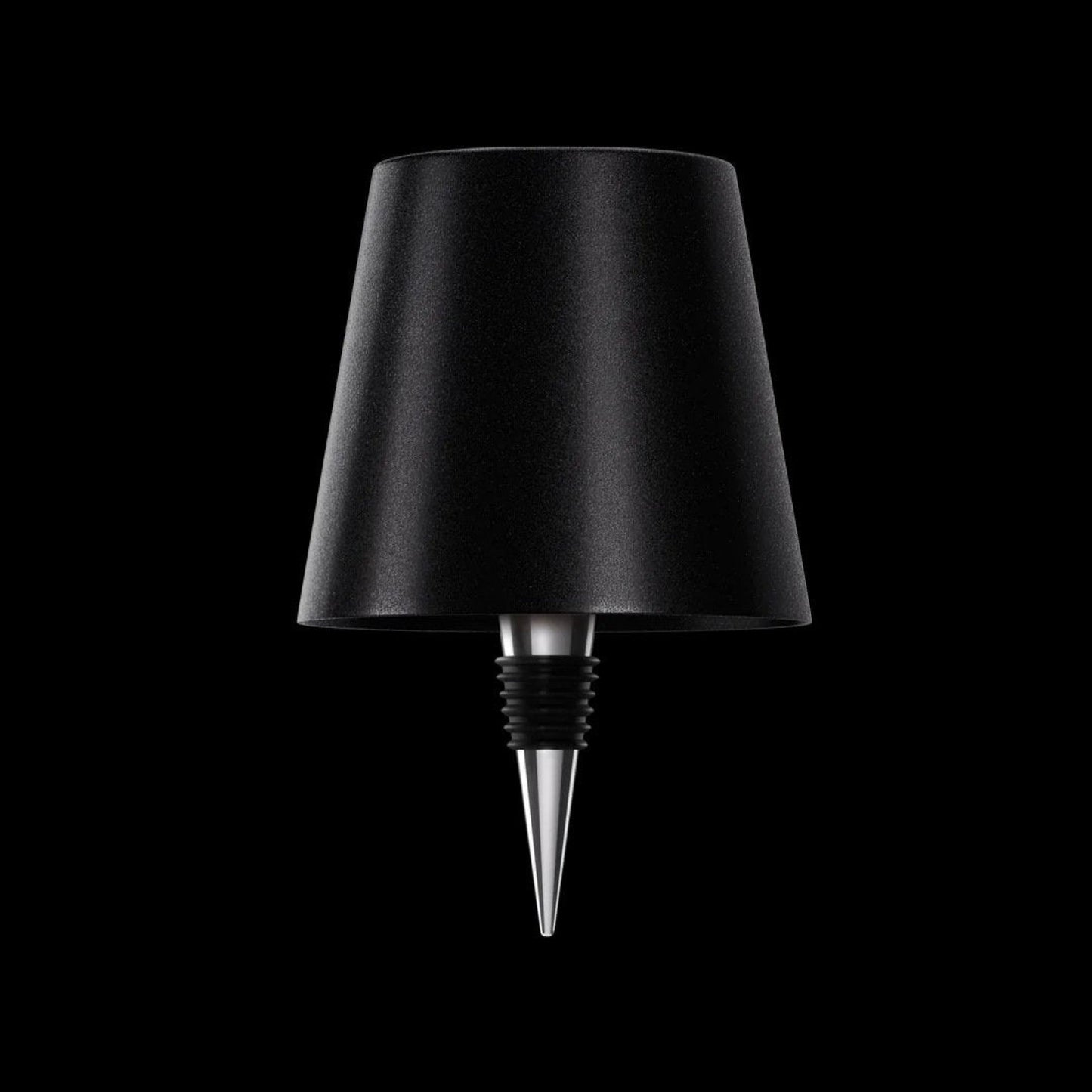 Lumé oplaadbare flessenlamp in zwart