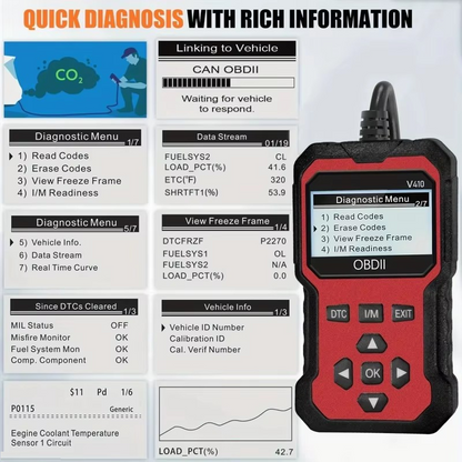 Drivo™ OBD2 Voertuigdiagnose Scanner