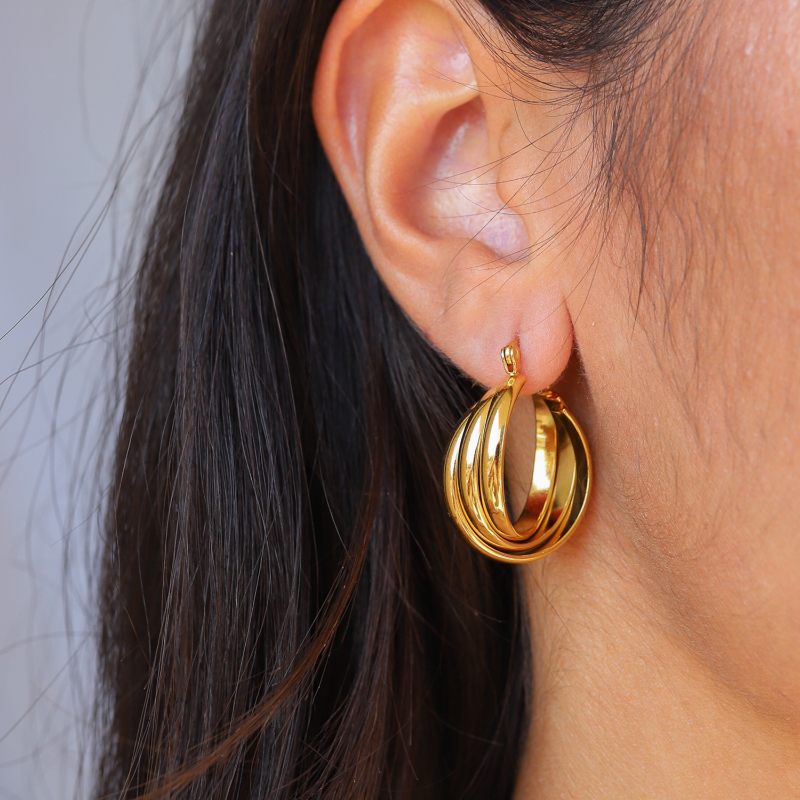 Jewelance™ Luxe Minimalistische Hoepeloorbellen