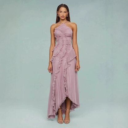 Elegante Ruffle Jurk – Luxe Volants Damesjurk