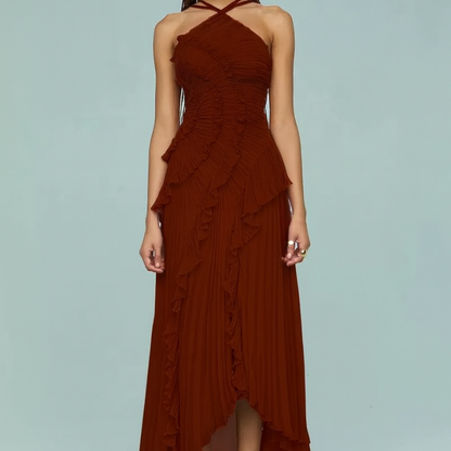 Elegante Ruffle Jurk – Luxe Volants Damesjurk