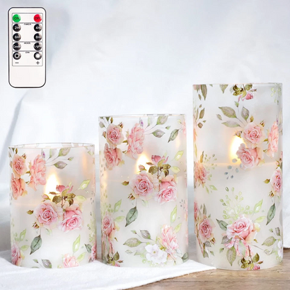 LED Bloemenkaarsen Set – Sfeervolle Decoratie