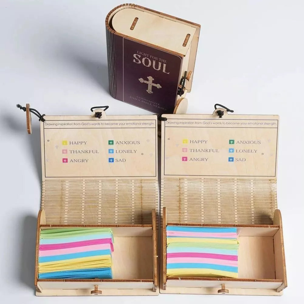 Belló™ Houten Bijbelvers Kaartdoos
