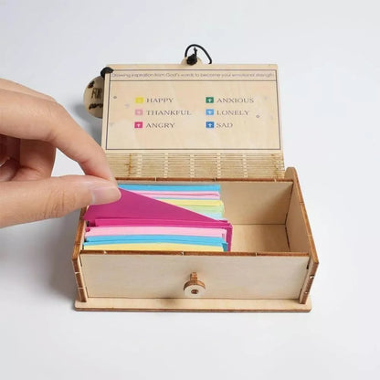 Belló™ Houten Bijbelvers Kaartdoos