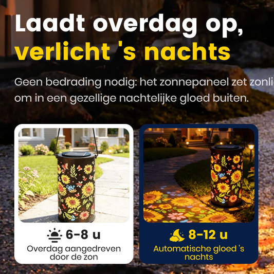 Soleaf solar sfeerlamp met sierlijke bladeren