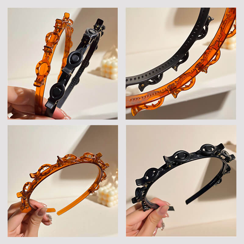 Multi-Grip Haarband met Clips – Easy Styling