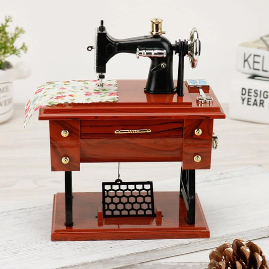 Belló™ Vintage Naaimachine Muziekdoos