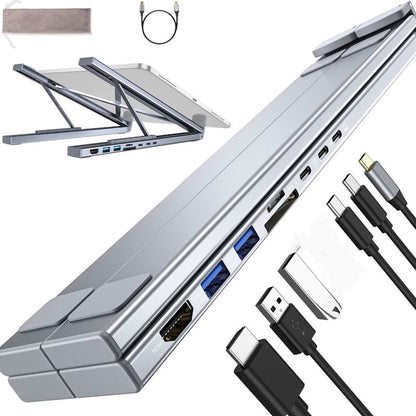 Voltique™ Opvouwbare Laptopstandaard met USB-Hub