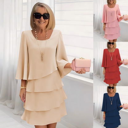 Amara™ Jurk met Gelaagd Design