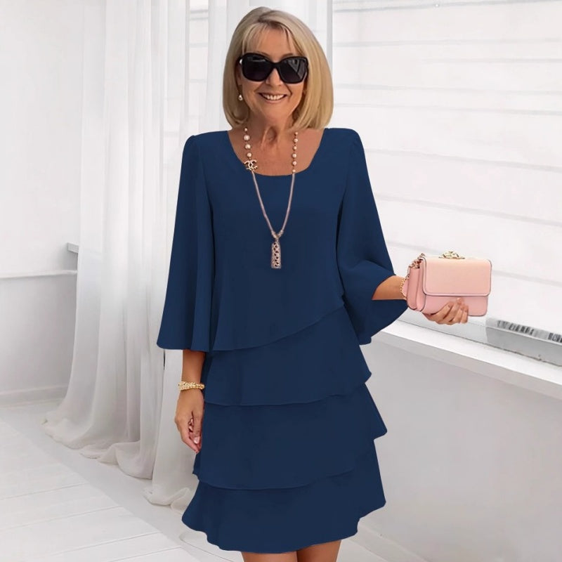 Amara™ Jurk met Gelaagd Design