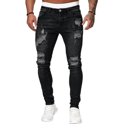 Brando™ Heren Skinny Jeans met Scheuren