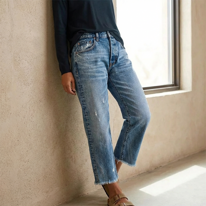 Théa™ Dames Cropped Jeans