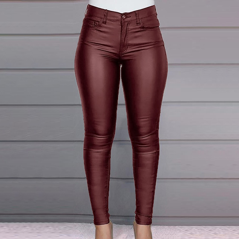 Théa™ Dames Skinny Broek met Hoge Taille