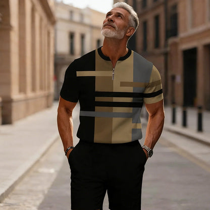 Brando™ Heren Zomerset met Overhemd en Shorts