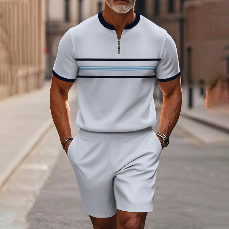 Brando™ Heren Zomerset met Overhemd en Shorts