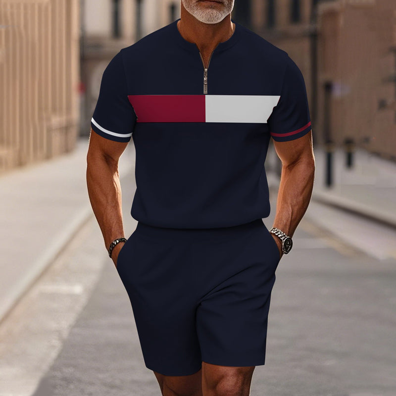 Brando™ Heren Zomerset met Overhemd en Shorts