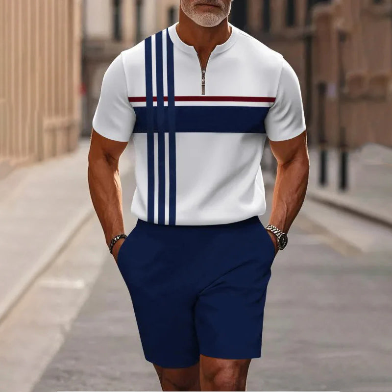 Brando™ Heren Zomerset met Overhemd en Shorts