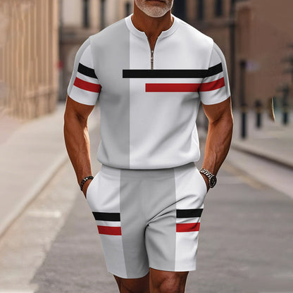 Brando™ Heren Zomerset met Overhemd en Shorts