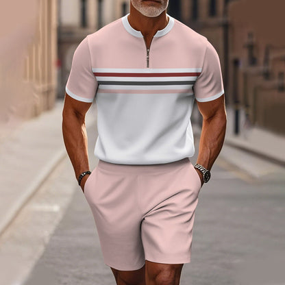 Brando™ Heren Zomerset met Overhemd en Shorts