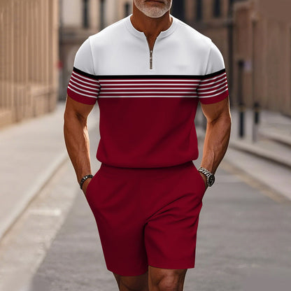 Brando™ Heren Zomerset met Overhemd en Shorts