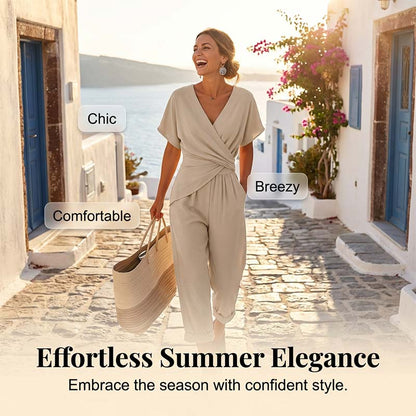 Duétto™ Elegante Dames Set met Top en Broek
