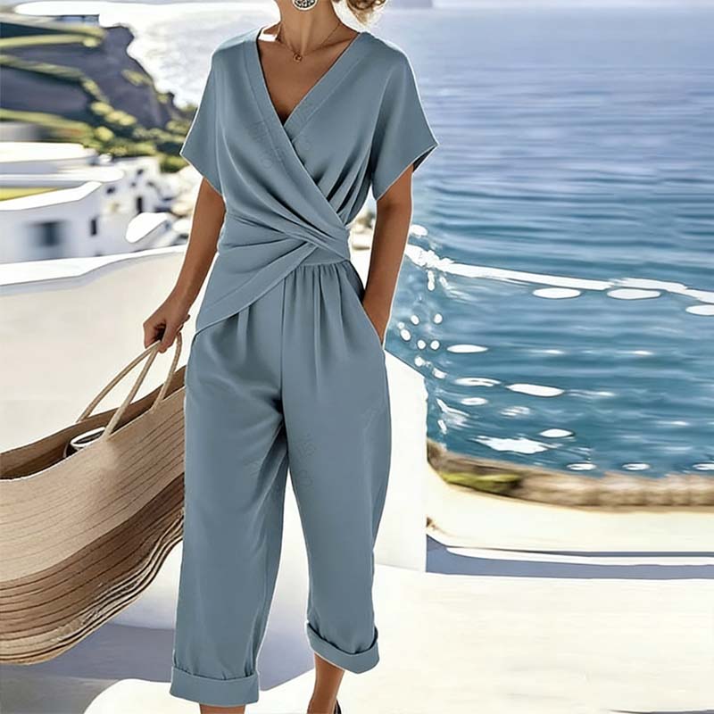 Duétto™ Elegante Dames Set met Top en Broek