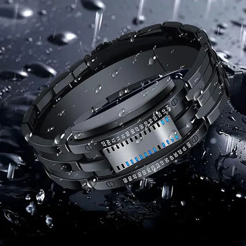 Digitaal LED Horloge – Futuristisch Touch Horloge