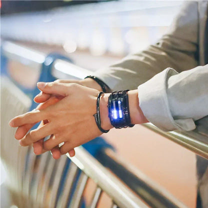 Digitaal LED Horloge – Futuristisch Touch Horloge