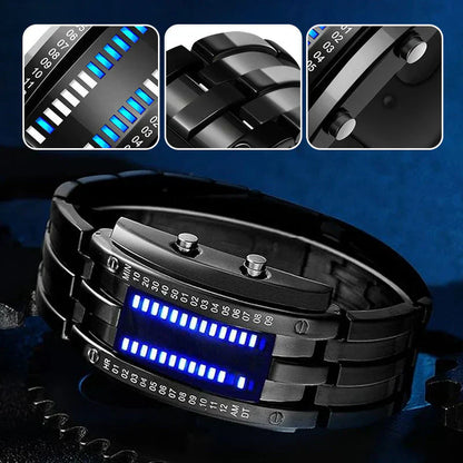 Digitaal LED Horloge – Futuristisch Touch Horloge