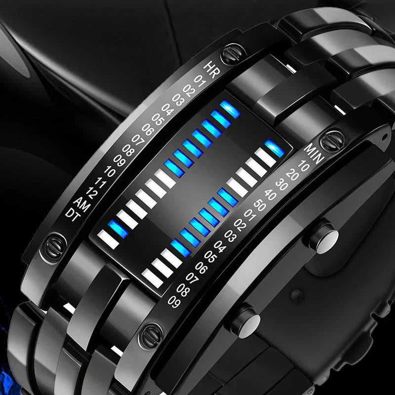 Digitaal LED Horloge – Futuristisch Touch Horloge