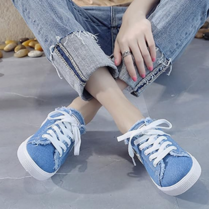 Stride™ Slip-On Denim Sneakers