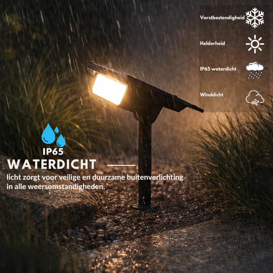 Terralux waterdichte solar tuinspot IP65