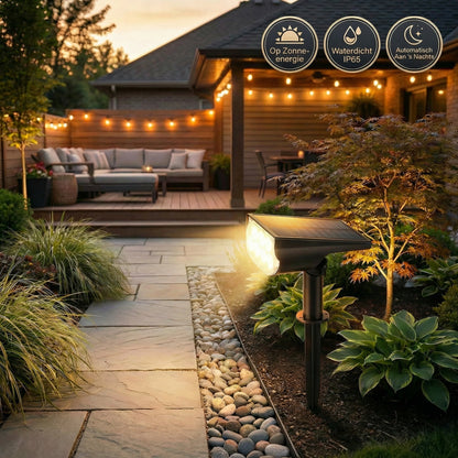 Terralux solar tuinspot met grondspies