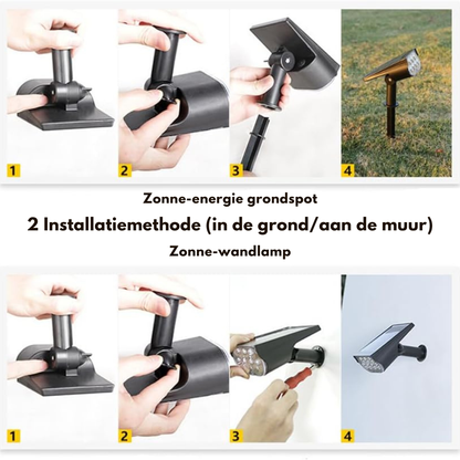 Terralux solar tuinspot op zonne-energie