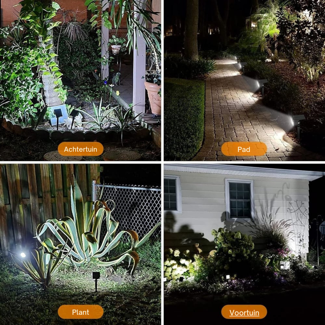 Terralux waterdichte solar tuinspot IP65