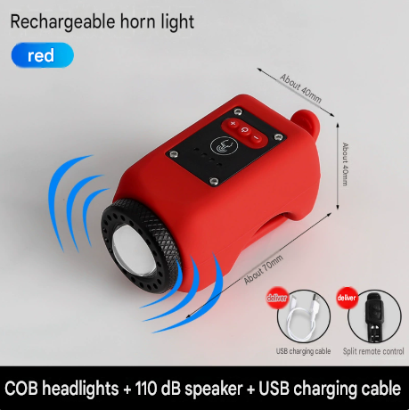 Velo™ 2-in-1 Fietslamp en Toeter