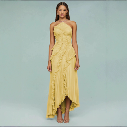 Elegante Ruffle Jurk – Luxe Volants Damesjurk